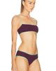 Kiki de Montparnasse Kiki de Montparnasse Contraste Straight Neck Bikini Top - 2