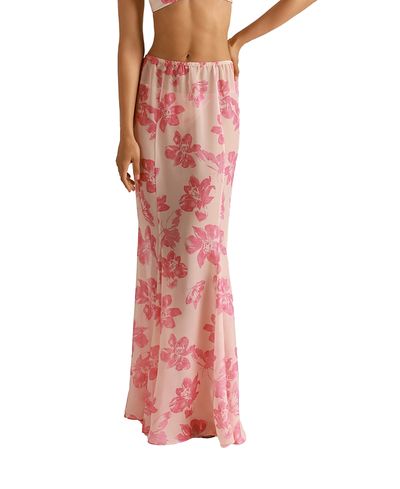 Kiki De Montparnasse Kiki De Montparnasse Papillon Et Orchidee Maxi Skirt