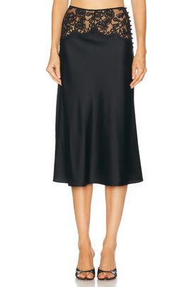 Kiki de Montparnasse Kiki de Montparnasse Sabine Lace Midi Skirt