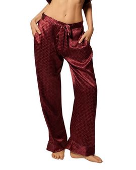 Kiki de Montparnasse Kiki de Montparnasse Silk Lounge Moi Et Toi Tie Up Pajama Pant