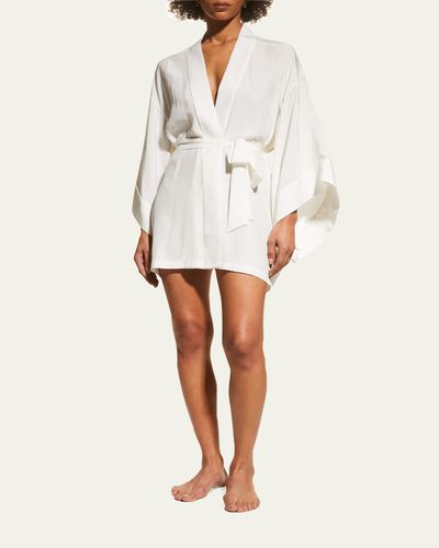 Kiki De Montparnasse Muse Silk Kimono Robe