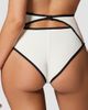 Kiki de Montparnasse Women's Contraste High-Waisted Bikini Bottom - 3