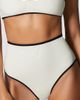 Kiki de Montparnasse Women's Contraste High-Waisted Bikini Bottom - 4