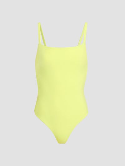Kiki de Montparnasse Women's Echauffe Straight Neck One-Piece Swimsuit