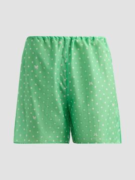 Kiki de Montparnasse Women's High Summer Kiki Point Cotton-Silk Shorts