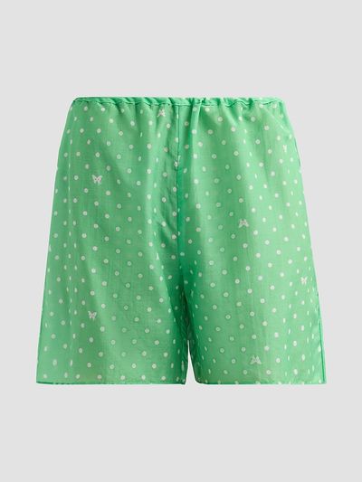 Kiki de Montparnasse Women's High Summer Kiki Point Cotton-Silk Shorts