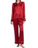 Kiki de Montparnasse Women's Kiss-Printed Silk Pajama Top - 2