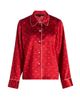 Kiki de Montparnasse Women's Kiss-Printed Silk Pajama Top - 7