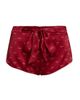 Kiki de Montparnasse Women's Kiss Print Silk Tap Shorts - 1
