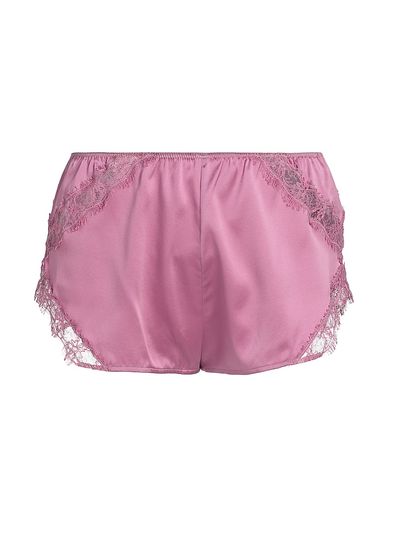 Kiki de Montparnasse Women's Lace-Trim Silk-Blend Tap Shorts