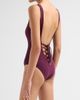 Kiki de Montparnasse Women's Lace-Up One-Piece Swimsuit - 3