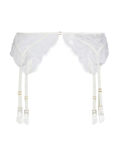 Kiki de Montparnasse Women's Lace Inset Garter Belt