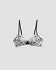 Kiki de Montparnasse Women's Noir et Blanc Lace Demi Bra - 2