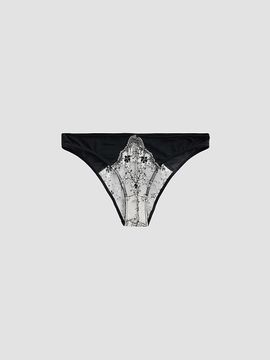Kiki de Montparnasse Women's Noir et Blanc Lace Panties