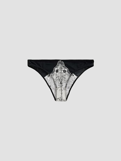Kiki de Montparnasse Women's Noir et Blanc Lace Panties