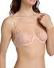 Kiki de Montparnasse Women's Rosette Embroidered Sheer Demi Bra - 5