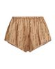 Kiki de Montparnasse Women's Script-Printed Silk Lounge Shorts - 1
