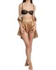 Kiki de Montparnasse Women's Script-Printed Silk Lounge Shorts - 2