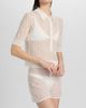 Kiki de Montparnasse Women's Silk Crochet Crop Top - 4