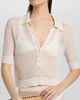 Kiki de Montparnasse Women's Silk Crochet Crop Top - 6