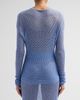 Kiki de Montparnasse Women's Silk Crochet Long-Sleeve Top - 4