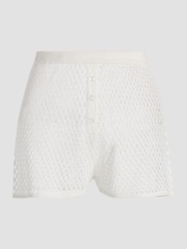 Kiki de Montparnasse Women's Silk Crochet Shorts