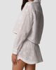 Kiki de Montparnasse Women's Simone Eyelet Linen-Cotton Crop Shirt - 3