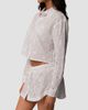 Kiki de Montparnasse Women's Simone Eyelet Linen-Cotton Crop Shirt - 5