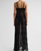 Kiki de Montparnasse Women's Smocked Silk Tie Maxi Gown - 3