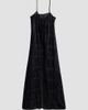 Kiki de Montparnasse Women's Smocked Silk Tie Maxi Gown - 6