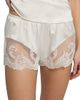 Kiki de Montparnasse Women's Voltaire Lace-Trim Stretch-Silk Shorts - 5