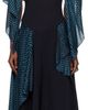 Kiko Kostadinov Kiko Kostadinov Black & Blue Plexus Midi Dress - 1