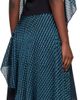 Kiko Kostadinov Kiko Kostadinov Black & Blue Plexus Midi Dress - 3