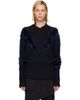 Kiko Kostadinov Kiko Kostadinov Black & Navy Macaw Sweater - 1