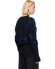 Kiko Kostadinov Kiko Kostadinov Black & Navy Macaw Sweater - 3