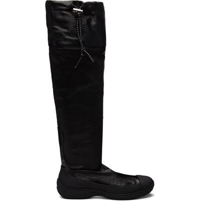 Kiko Kostadinov Kiko Kostadinov Black Avocet Leather Tall Boots