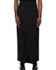 Kiko Kostadinov Kiko Kostadinov Black Cursus Drape Trousers - 1