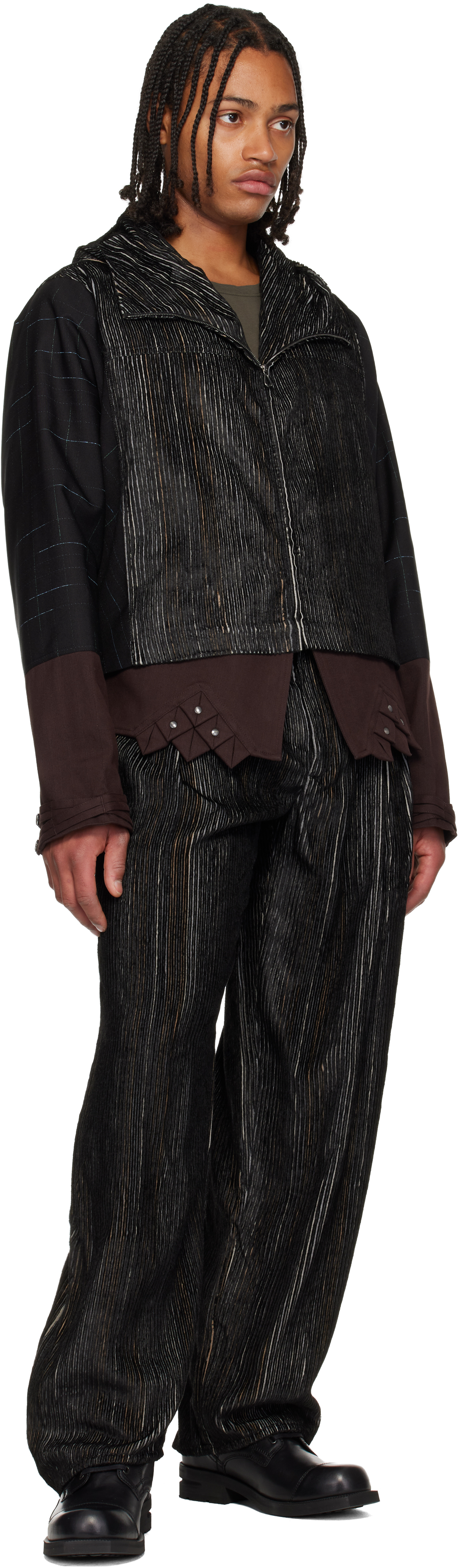 Kiko Kostadinov - Black Estike Hooded Jacket