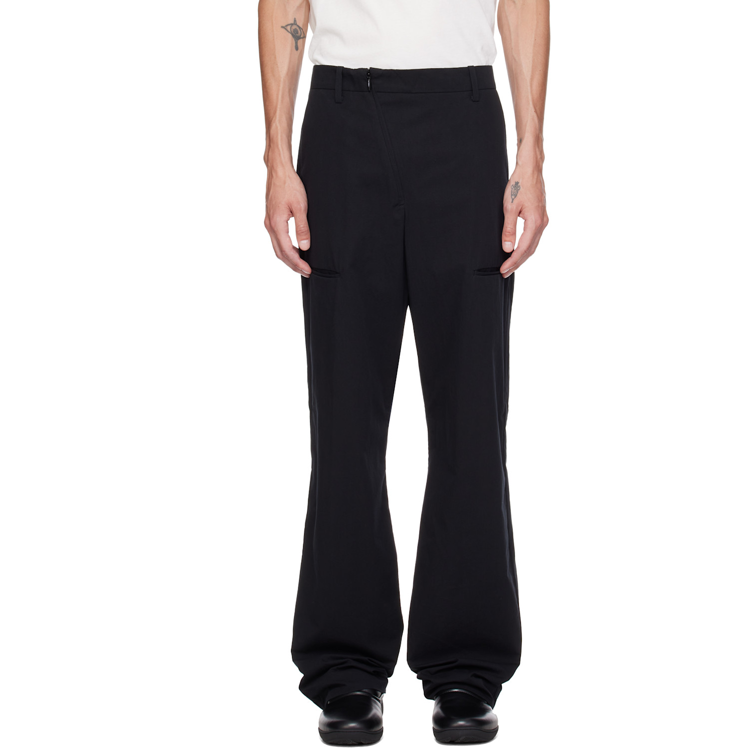 Kiko Kostadinov - Black Orma Reversible Trousers