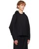 Kiko Kostadinov Kiko Kostadinov Black Helmond Gathered Blouson Jacket - 2