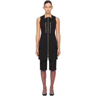Kiko Kostadinov Kiko Kostadinov Black Koel Tunic Minidress