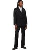 Kiko Kostadinov Kiko Kostadinov Black Laan Gathered Blazer - 4