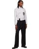 Kiko Kostadinov Kiko Kostadinov Black Laan Gathered Trousers - 4