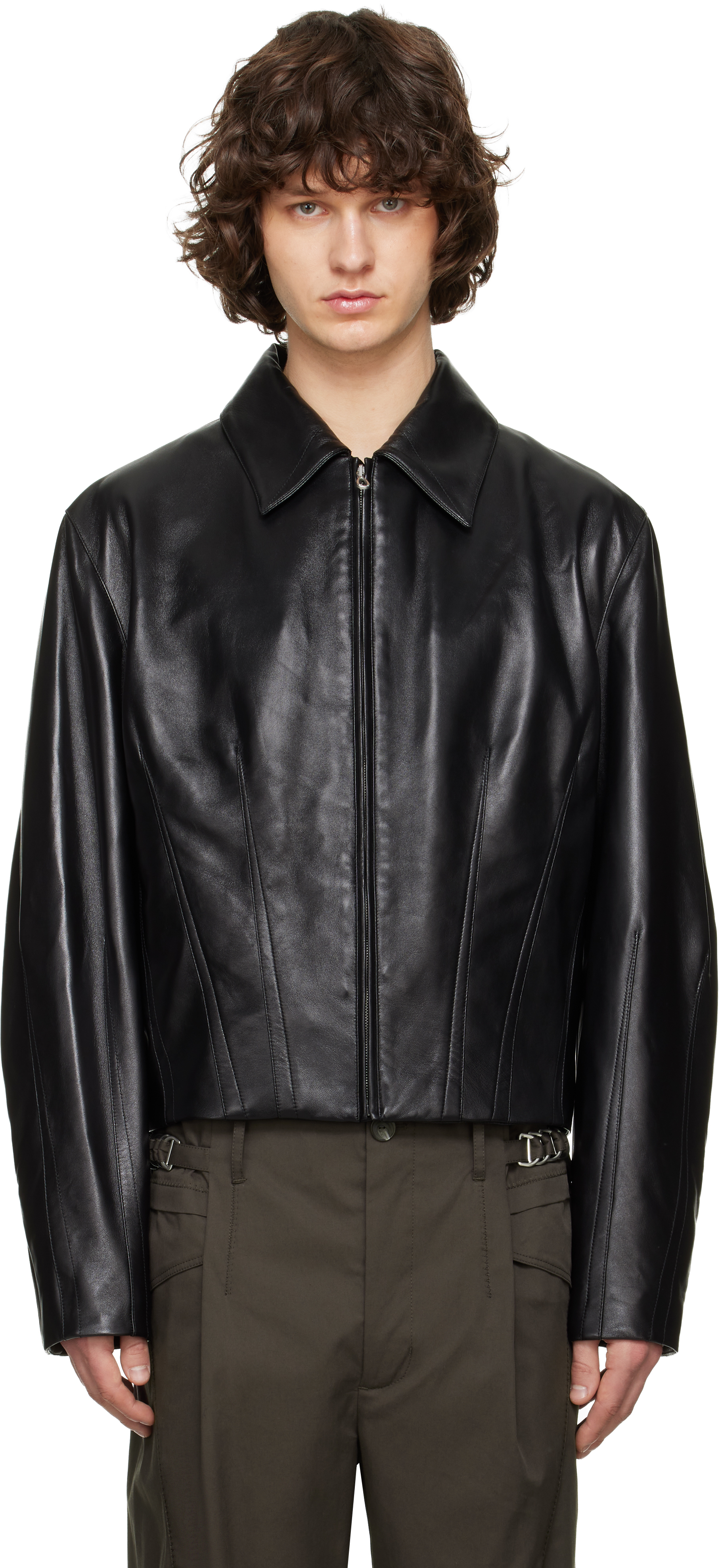 Kiko Kostadinov - Navy Ohne Bomber Jacket