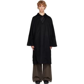 Kiko Kostadinov Kiko Kostadinov Black Munno Hooded Coat