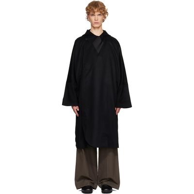 Kiko Kostadinov Kiko Kostadinov Black Munno Hooded Coat
