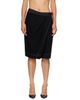 Kiko Kostadinov Kiko Kostadinov Black Petrel Draped Culottes Shorts - 1