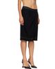Kiko Kostadinov Kiko Kostadinov Black Petrel Draped Culottes Shorts - 2
