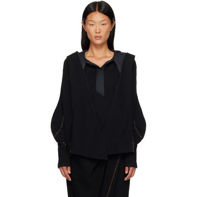Kiko Kostadinov Kiko Kostadinov Black Petrel Pullover Hoodie