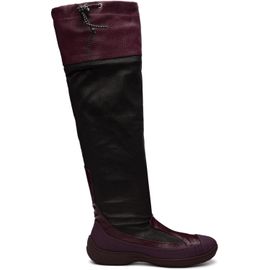 Kiko Kostadinov Kiko Kostadinov Brown & Burgundy Avocet Leather Tall Boots
